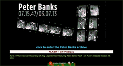 Desktop Screenshot of peterbanks.net