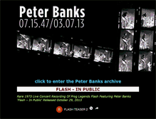 Tablet Screenshot of peterbanks.net